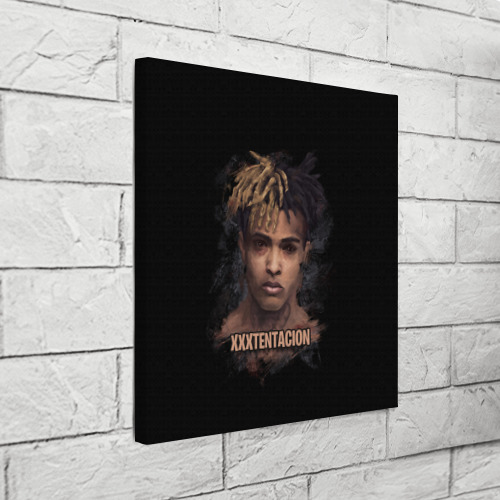 Холст квадратный XXXTentacion / Jahseh Onfroy, цвет 3D печать - фото 3