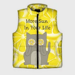 Мужской жилет утепленный 3D More Sun In Your Life