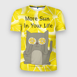 Мужская футболка 3D Slim More Sun In Your Life