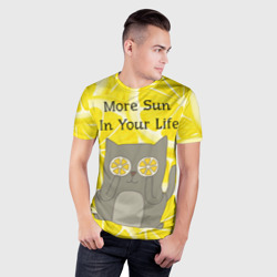 Мужская футболка 3D Slim More Sun In Your Life - фото 2