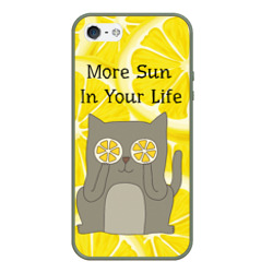 Чехол для iPhone 5/5S матовый More Sun In Your Life