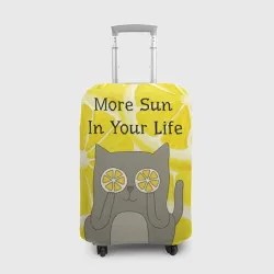Чехол для чемодана 3D More Sun In Your Life