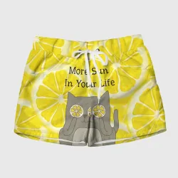 Женские шорты 3D More Sun In Your Life