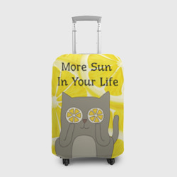 Чехол для чемодана 3D More Sun In Your Life