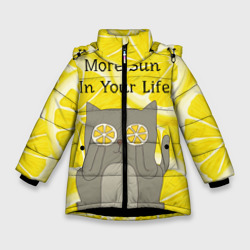 Зимняя куртка для девочек 3D More Sun In Your Life