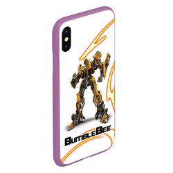 Чехол для iPhone XS Max матовый Bumblebee - фото 2