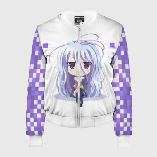 Женский бомбер 3D No Game No Life Фото 01 Женский бомбер 3D No Game No Life Фото 01