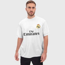 Мужская футболка oversize 3D Ramos home 18-19 - фото 2