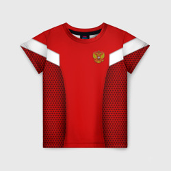 Детская футболка 3D Россия чемпионат мира 2018