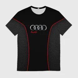 Мужская футболка 3D Audi style