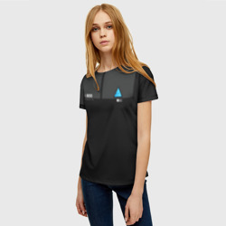 Женская футболка 3D Connor Detroit: Become Human - фото 2