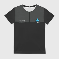 Женская футболка 3D Connor Detroit: Become Human