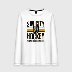 Мужской лонгслив хлопок Sin City Hockey