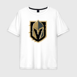 Мужская футболка хлопок Oversize Vegas Golden Knights
