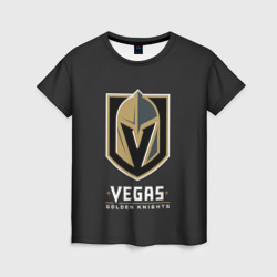 Женская футболка 3D Vegas Golden Knights