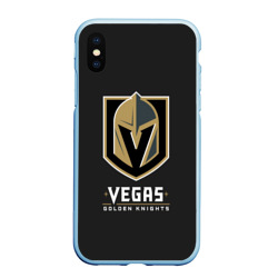 Чехол для iPhone XS Max матовый Vegas Golden Knights