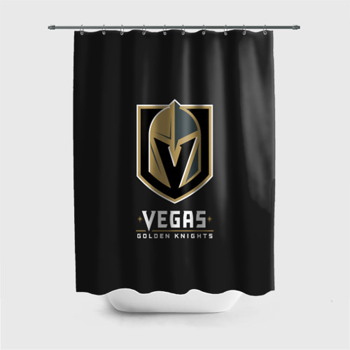 Штора 3D для ванной Vegas Golden Knights