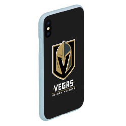 Чехол для iPhone XS Max матовый Vegas Golden Knights - фото 2