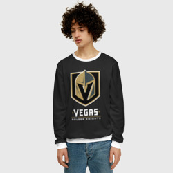 Мужской свитшот 3D Vegas Golden Knights - фото 2