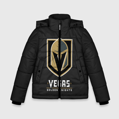 Зимняя куртка для мальчиков 3D Vegas Golden Knights, цвет светло-серый