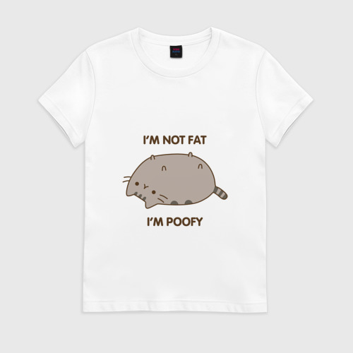 Женская футболка хлопок Pusheen Poofy Фото 01 Женская футболка хлопок Pusheen Poofy Фото 01