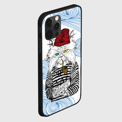 Чехол для iPhone 12 Pro Лесной кот моряк - фото 2