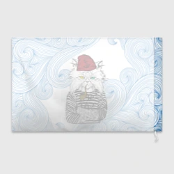 Флаг 3D Лесной кот моряк - фото 2