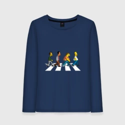 Женский лонгслив хлопок Симпсоны