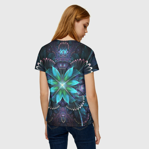 Женская футболка 3D Астральная мандала, цвет 3D печать - фото 4