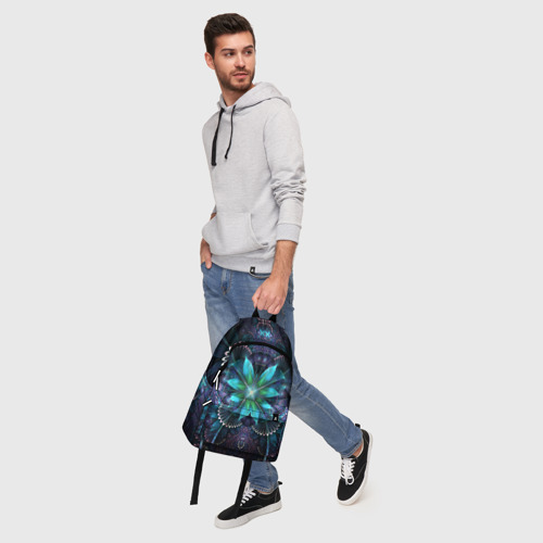 Рюкзак 3D с принтом Астральная мандала, фото #5