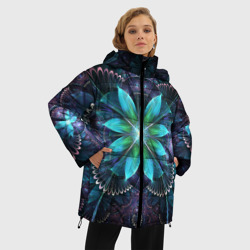 Женская зимняя куртка Oversize Астральная мандала - фото 2