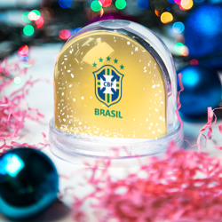 Игрушка Снежный шар Сборная Бразилии - фото 2