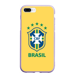 Чехол для iPhone 7Plus/8 Plus матовый Сборная Бразилии
