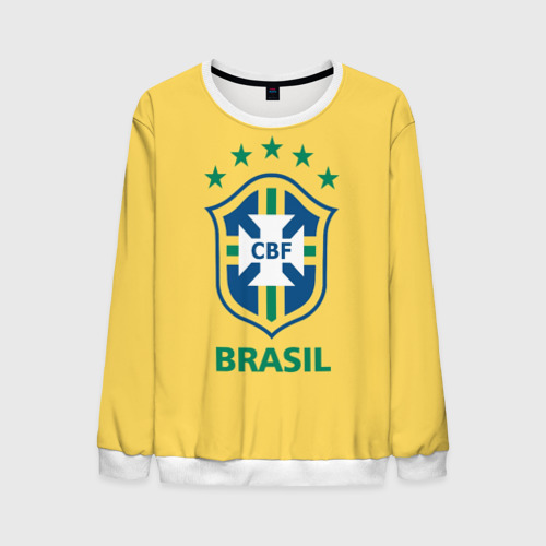 Мужской свитшот 3D Сборная Бразилии