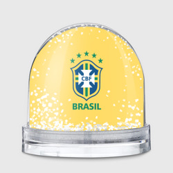 Сборная Бразилии – Игрушка Снежный шар с принтом купить со скидкой в -20%