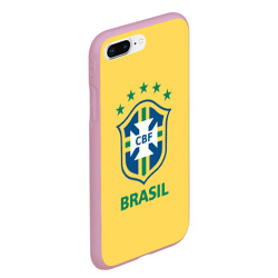 Чехол для iPhone 7Plus/8 Plus матовый Сборная Бразилии - фото 2