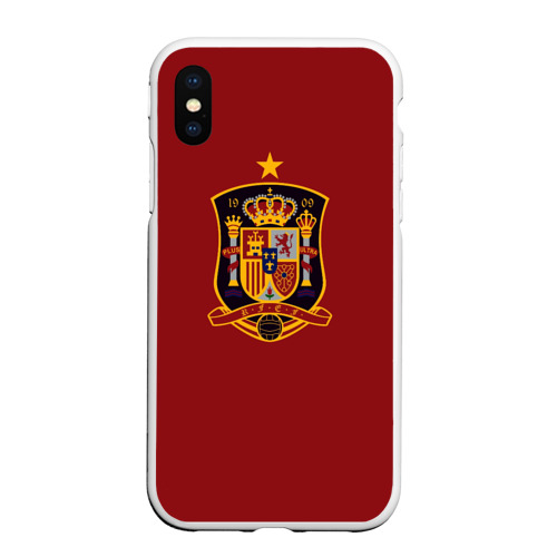 Чехол для iPhone XS Max матовый Сборная Испании