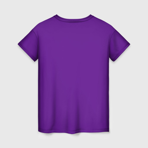Женская футболка 3D с принтом Лотос просветления, вид сзади #1