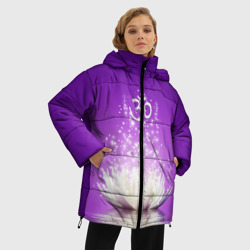 Женская зимняя куртка Oversize Лотос просветления - фото 2