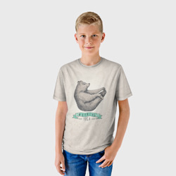 Детская футболка 3D Утренняя Йога - фото 2