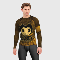 Мужской рашгард 3D Bendy and the ink machine 33 - фото 2