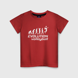 Детская футболка хлопок Evoluon volleyball