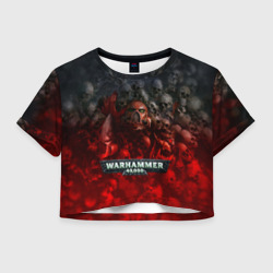 Женская футболка Crop-top 3D Warhammer 40000: Dawn Of War