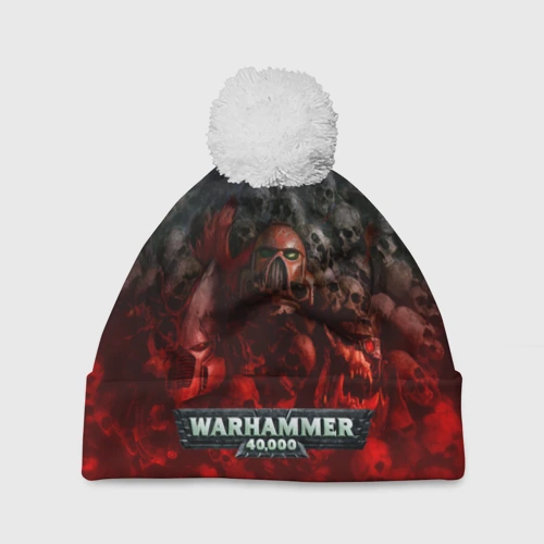 Шапка 3D c помпоном Warhammer 40000: Dawn Of War