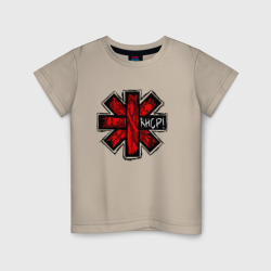 Детская футболка хлопок Red Hot Chili Peppers logo