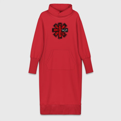 Платье удлиненное хлопок Red Hot Chili Peppers logo