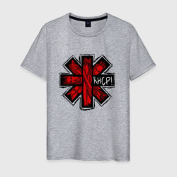 Мужская футболка хлопок Red Hot Chili Peppers logo