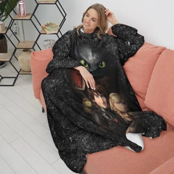 Плед с рукавами Беззубик и викинги - фото 2