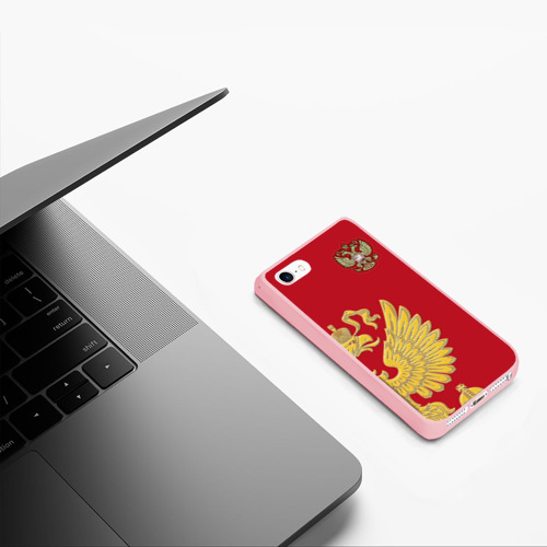 Чехол для iPhone 5/5S матовый Сборная России 2018 Exclusive - фото 5