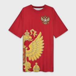 Платье-футболка 3D Сборная России 2018 Exclusive